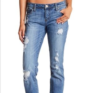 KUT From The Kloth Katy Distressed Boyfriend Jeans